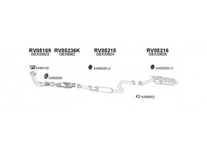 VENEPORTE 050051 išmetimo sistema