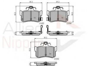 COMLINE ADB3811 stabdžių trinkelių rinkinys, diskinis stabdys 
 Techninės priežiūros dalys -> Papildomas remontas
GBP90302AF, GBP90323, GBP90323AF