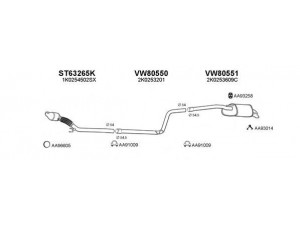 VENEPORTE 800280 išmetimo sistema 
 Išmetimo sistema -> Išmetimo sistema, visa