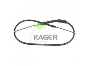 KAGER 19-0586 trosas, stovėjimo stabdys 
 Stabdžių sistema -> Valdymo svirtys/trosai
4745.G0, 96145739, 4745.G0, 96145739