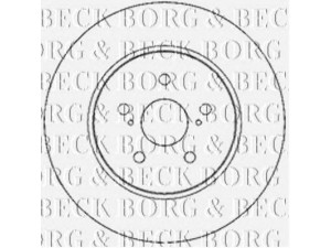 BORG & BECK BBD4683 stabdžių diskas 
 Dviratė transporto priemonės -> Stabdžių sistema -> Stabdžių diskai / priedai
435120E010, 4351248080, 4351248081