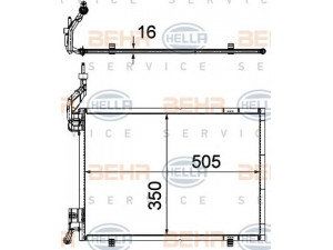 HELLA 8FC 351 309-271 kondensatorius, oro kondicionierius 
 Oro kondicionavimas -> Kondensatorius
1 513 110, 1 521 950, 1 526 276