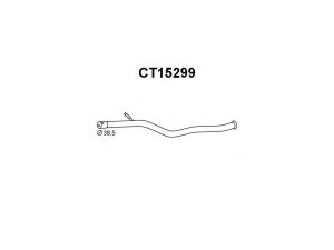 VENEPORTE CT15299 remonto vamzdis, katalizatorius 
 Išmetimo sistema -> Išmetimo vamzdžiai
173153, 173159, 1731L0