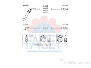 FACET 4.7199 uždegimo laido komplektas 
 Kibirkšties / kaitinamasis uždegimas -> Uždegimo laidai/jungtys
12 82 044, 12 82 133, 12 82 134