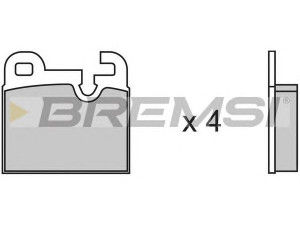 BREMSI BP2145 stabdžių trinkelių rinkinys, diskinis stabdys 
 Techninės priežiūros dalys -> Papildomas remontas
11179333, 34111117981, 34211103209