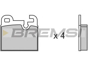 BREMSI BP2145 stabdžių trinkelių rinkinys, diskinis stabdys 
 Techninės priežiūros dalys -> Papildomas remontas
11179333, 34111117981, 34211103209