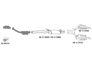 EBERSPÄCHER 20_016 išmetimo sistema 
 Išmetimo sistema -> Išmetimo sistema, visa