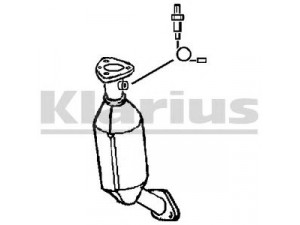 KLARIUS 311466 katalizatoriaus keitiklis 
 Išmetimo sistema -> Katalizatoriaus keitiklis
2895023430