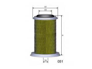 MISFAT RM937 oro filtras
101212, DDX18911