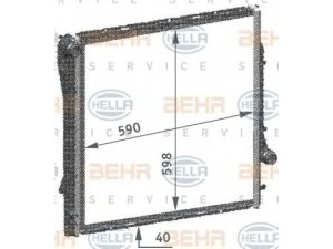 HELLA 8MK 376 718-751 radiatorius, variklio aušinimas 
 Aušinimo sistema -> Radiatorius/alyvos aušintuvas -> Radiatorius/dalys
1 439 101, 17 10 1 439 101