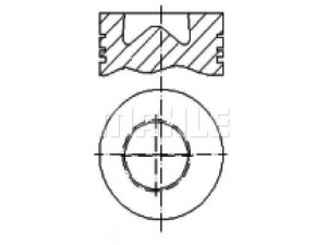 MAHLE ORIGINAL S13920 stūmoklis
922901600274