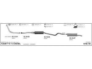 IMASAF 561000269 išmetimo sistema 
 Išmetimo sistema -> Išmetimo sistema, visa