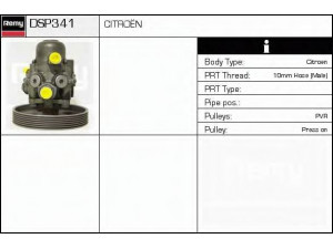 DELCO REMY DSP341 hidraulinis siurblys, vairo sistema 
 Vairavimas -> Vairo pavara/siurblys