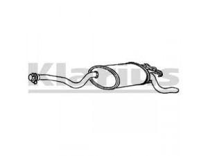 KLARIUS MZ257Q galinis duslintuvas 
 Išmetimo sistema -> Duslintuvas
2014901115, 2014903415