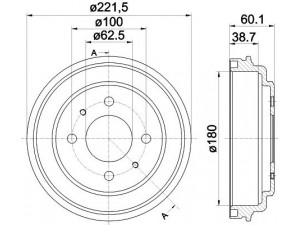 MINTEX MBD355 stabdžių būgnas 
 Stabdžių sistema -> Būgninis stabdys -> Stabdžių būgnas
5841102501