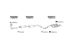 VENEPORTE 550279 išmetimo sistema