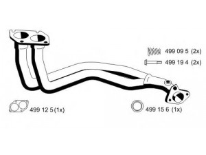 ERNST 023573 išleidimo kolektorius 
 Išmetimo sistema -> Išmetimo vamzdžiai
8 54 310, 8 54 328, 13311786, 90285785