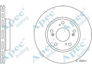 APEC braking DSK2432 stabdžių diskas 
 Dviratė transporto priemonės -> Stabdžių sistema -> Stabdžių diskai / priedai
45251S7AE10, 45251S7AE11, 45251SJHE10