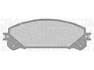 MAGNETI MARELLI 363916060634 stabdžių trinkelių rinkinys, diskinis stabdys