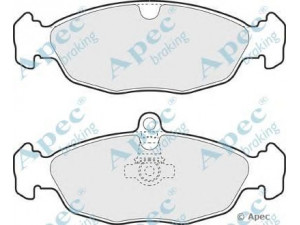 APEC braking PAD982 stabdžių trinkelių rinkinys, diskinis stabdys 
 Techninės priežiūros dalys -> Papildomas remontas
JLM21220