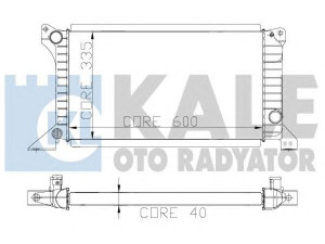KALE OTO RADYATÖR 103100 radiatorius, variklio aušinimas 
 Aušinimo sistema -> Radiatorius/alyvos aušintuvas -> Radiatorius/dalys
1641901, 6160272, 86VB 8005 CB