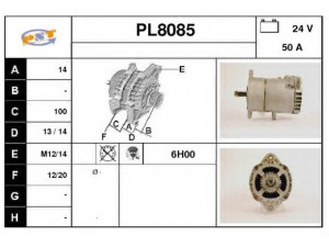 SNRA PL8085 kintamosios srovės generatorius
3T18888, 5S9088