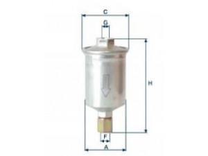 UNIFLUX FILTERS XB87 kuro filtras 
 Techninės priežiūros dalys -> Papildomas remontas
431133511B