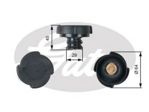 GATES RC204 dangtelis, radiatorius 
 Aušinimo sistema -> Radiatorius/alyvos aušintuvas -> Išsiplėtimo bakelis, variklio aušinimo skystis
17111712492, 17111712669, 17111742231