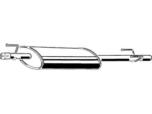 ASMET 02.047 vidurinis duslintuvas 
 Išmetimo sistema -> Duslintuvas
901 490 19 19