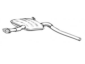 WALKER 14600 vidurinis duslintuvas 
 Išmetimo sistema -> Duslintuvas
6160928, 6167237, 6173059