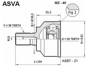 ASVA MZ-40 jungčių komplektas, kardaninis velenas 
 Ratų pavara -> Sujungimai/komplektas
FG01-25-500D, FG01-25-600D, FG02-25-500C