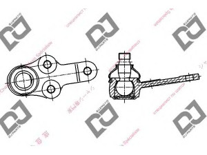 DJ PARTS DB1270 atramos/vairo trauklė 
 Ašies montavimas/vairavimo mechanizmas/ratai -> Sujungimai -> Atramos/vairo trauklė
1030025, 1047797, 1679398, 94FB3B376AA