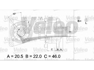 VALEO 437139 kintamosios srovės generatorius 
 Elektros įranga -> Kint. sr. generatorius/dalys -> Kintamosios srovės generatorius
5705-2B, 5705-2C, 5705-4V, 5705-4X