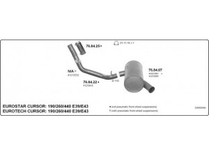 IMASAF 539000046 išmetimo sistema 
 Išmetimo sistema -> Išmetimo sistema, visa