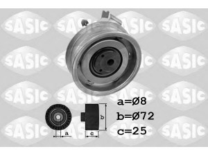 SASIC 1706055 įtempiklio skriemulys, paskirstymo diržas 
 Techninės priežiūros dalys -> Papildomas remontas
06A109479, 06A109479A, 06A109479C