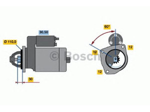 BOSCH 0 001 363 111 starteris 
 Elektros įranga -> Starterio sistema -> Starteris
1516715R, 4691200, 4706931, 4744841