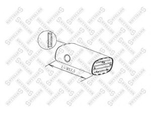 STELLOX 82-03105-SX vidurinis / galinis duslintuvas 
 Išmetimo sistema -> Duslintuvas
5010317194, 5010317268