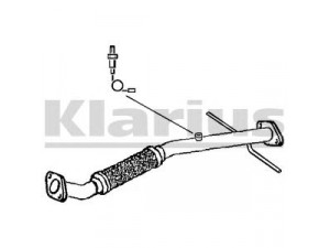KLARIUS KA53G išleidimo kolektorius 
 Išmetimo sistema -> Išmetimo vamzdžiai
28610FD350