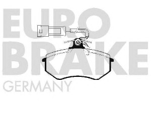 EUROBRAKE 5502224711 stabdžių trinkelių rinkinys, diskinis stabdys 
 Techninės priežiūros dalys -> Papildomas remontas
443398151F, 443698151F, 443698151H