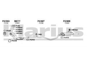 KLARIUS 630896U išmetimo sistema