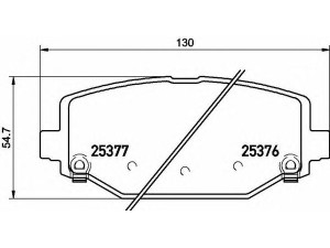 BREMBO P 11 032 stabdžių trinkelių rinkinys, diskinis stabdys 
 Techninės priežiūros dalys -> Papildomas remontas
68144209AA, 68144209AA , 68159526AA