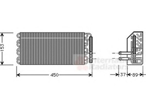 VAN WEZEL 3000V009 garintuvas, oro kondicionierius 
 Oro kondicionavimas -> Garintuvas
000 830 5158, 0008305158, 2018301258