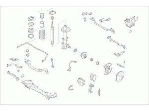 SACHS BMW-5TOU-FS002 vairavimo mechanizmas; rato pakaba 
 Ašies montavimas/vairavimo mechanizmas/ratai -> Prekių paieška pagal schemą