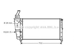 AVA QUALITY COOLING FTA2200 radiatorius, variklio aušinimas