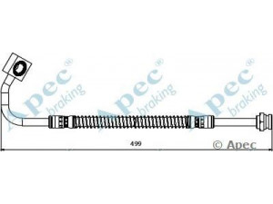 APEC braking HOS4017 stabdžių žarnelė 
 Stabdžių sistema -> Stabdžių žarnelės
0K01143830B