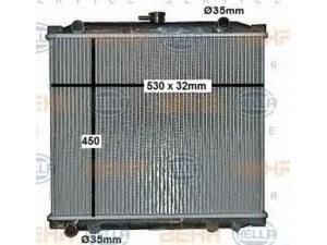 HELLA 8MK 376 750-411 radiatorius, variklio aušinimas
CS1202SA