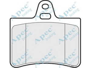 APEC braking PAD1233 stabdžių trinkelių rinkinys, diskinis stabdys 
 Techninės priežiūros dalys -> Papildomas remontas
425217, 425290, 425334