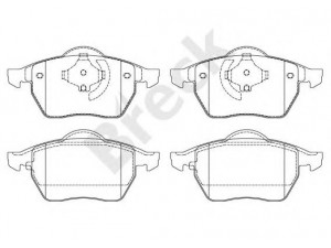 BRECK 21624 00 701 00 stabdžių trinkelių rinkinys, diskinis stabdys 
 Techninės priežiūros dalys -> Papildomas remontas
8D0698151A, 8D0698151C, 8D0698151A