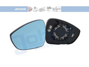 JOHNS 23 08 37-83 veidrodėlio stiklas, išorinis veidrodėlis 
 Kėbulas -> Keleivių kabina -> Veidrodėlis
00008151NG, 8151NG