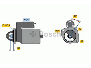 BOSCH 0 001 109 344 starteris
5801408583